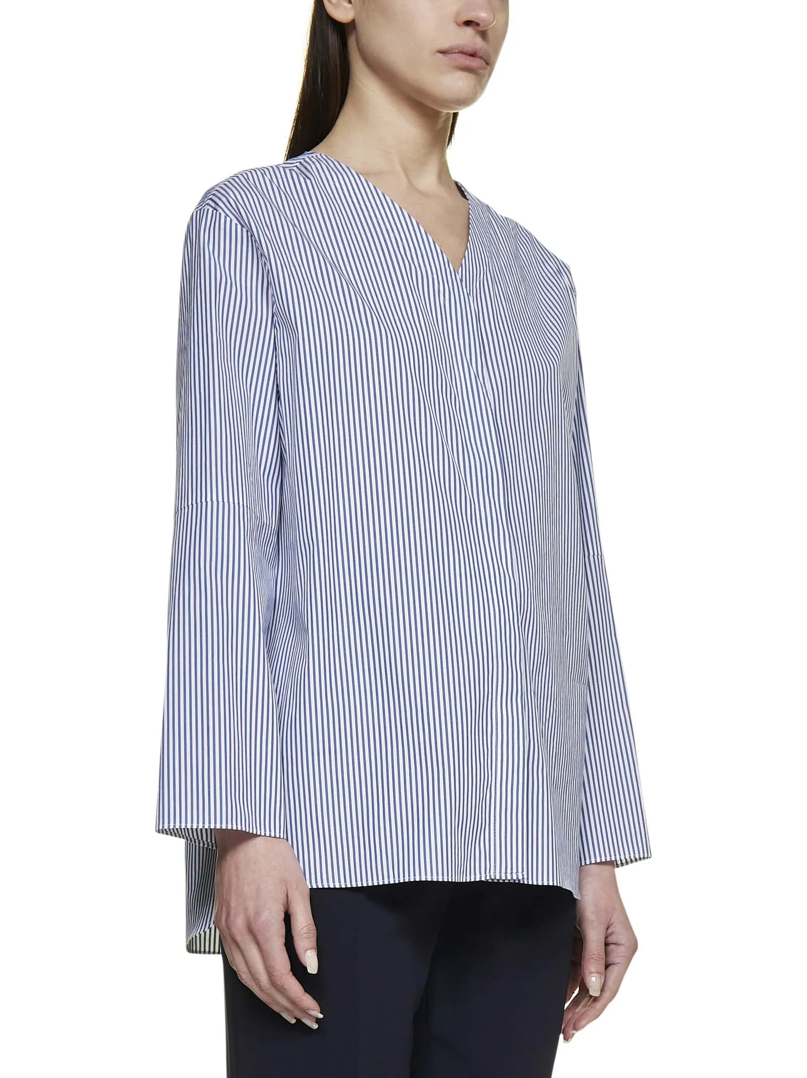 'S Max Mara Striped Long-Sleeved Top
