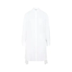 Sacai Buttoned Long-Sleeved Dress