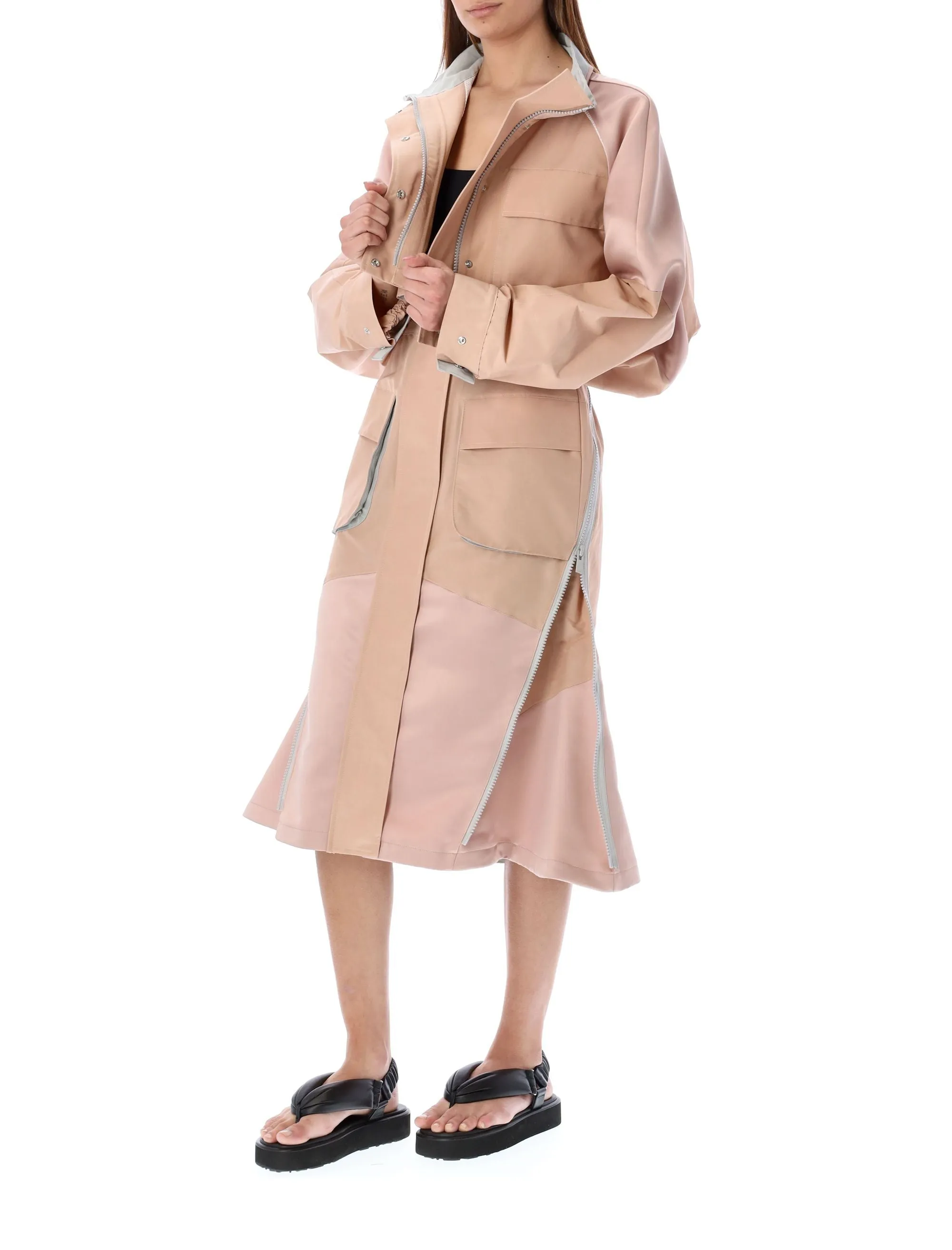 Sacai Long-Sleeved Cropped Jacket