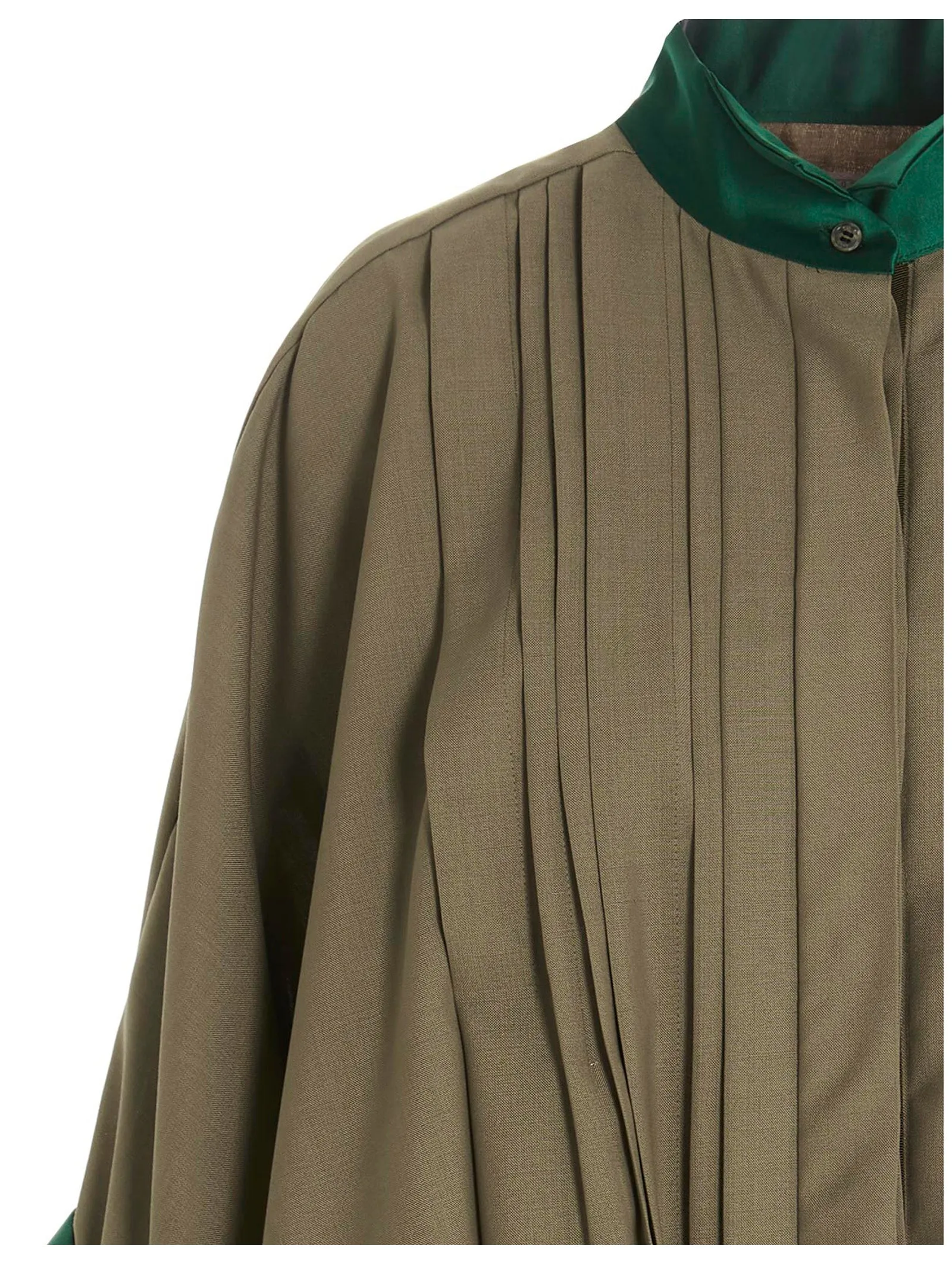 Sacai Pleat Detailed Mini Dress
