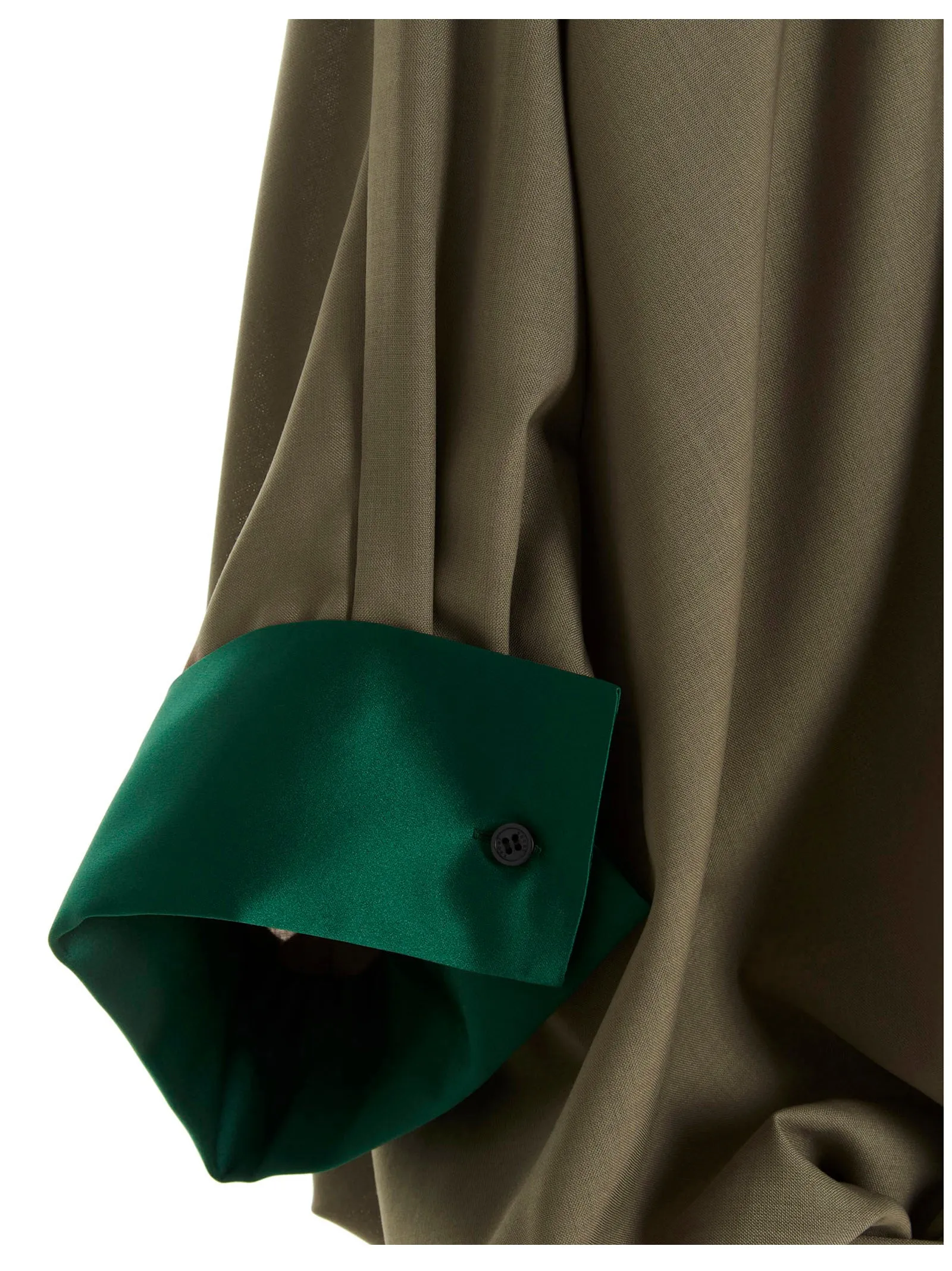 Sacai Pleat Detailed Mini Dress