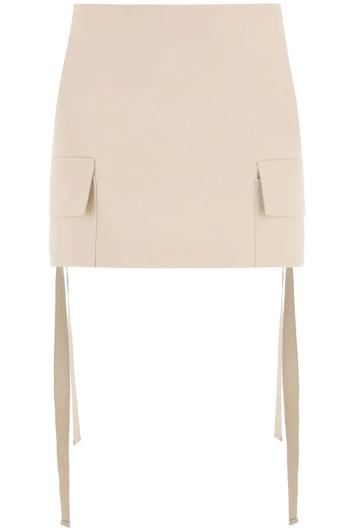 Sacai Satin High-Waist Mini Skirt