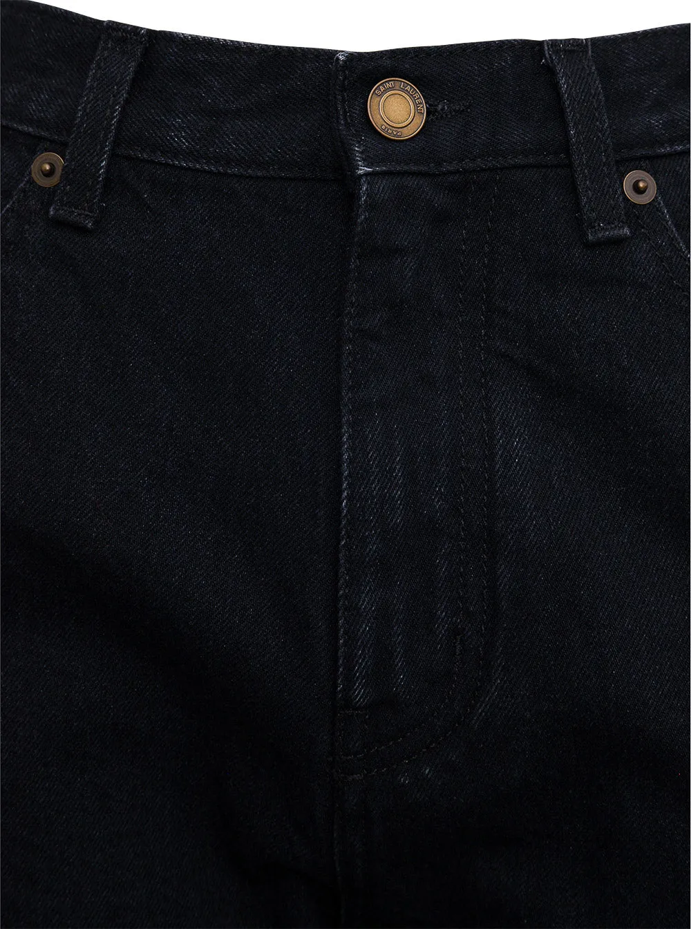 Saint Laurent 90'S High Waist Denim Jeans