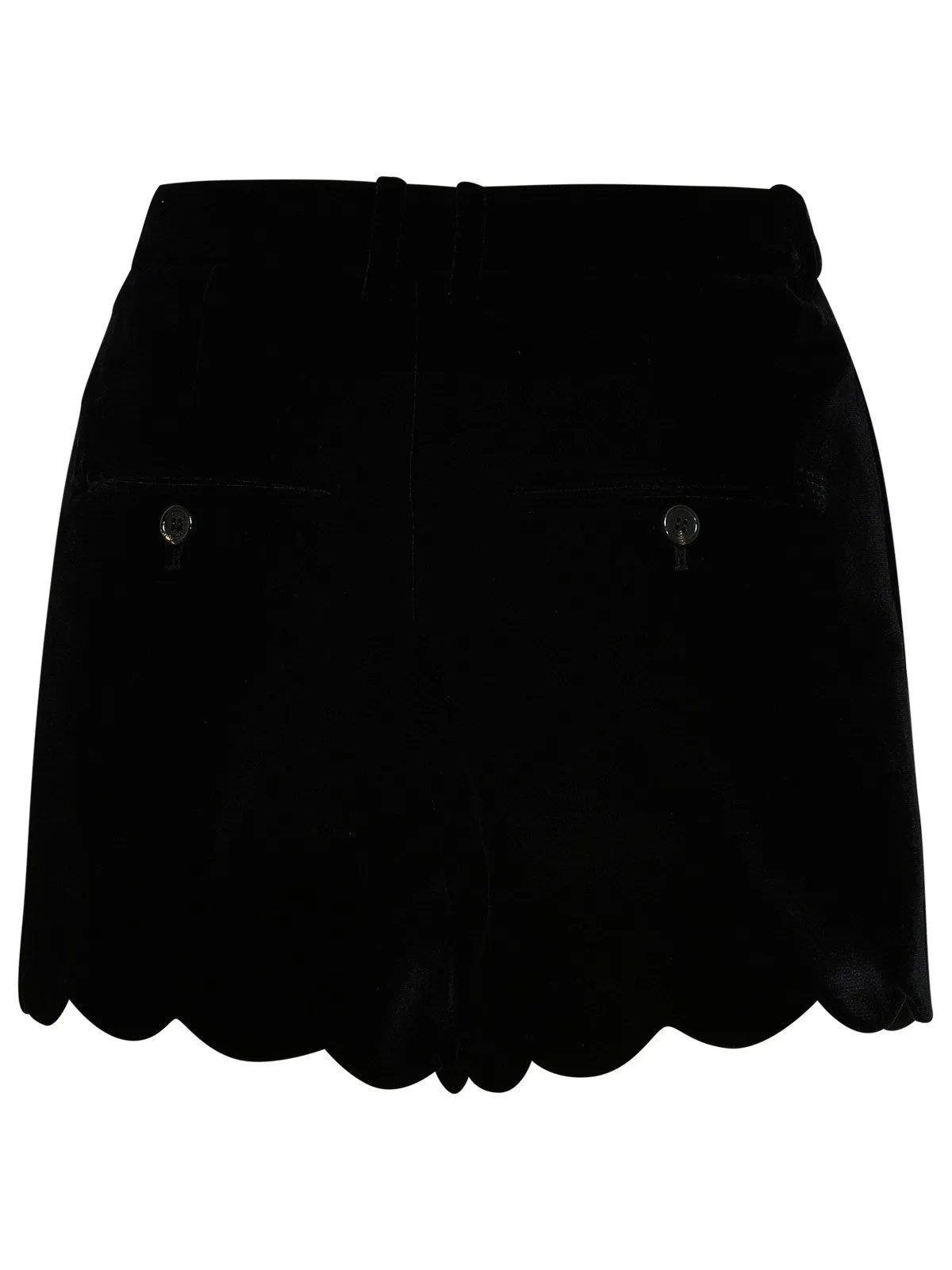 Saint Laurent Button Detailed Shorts
