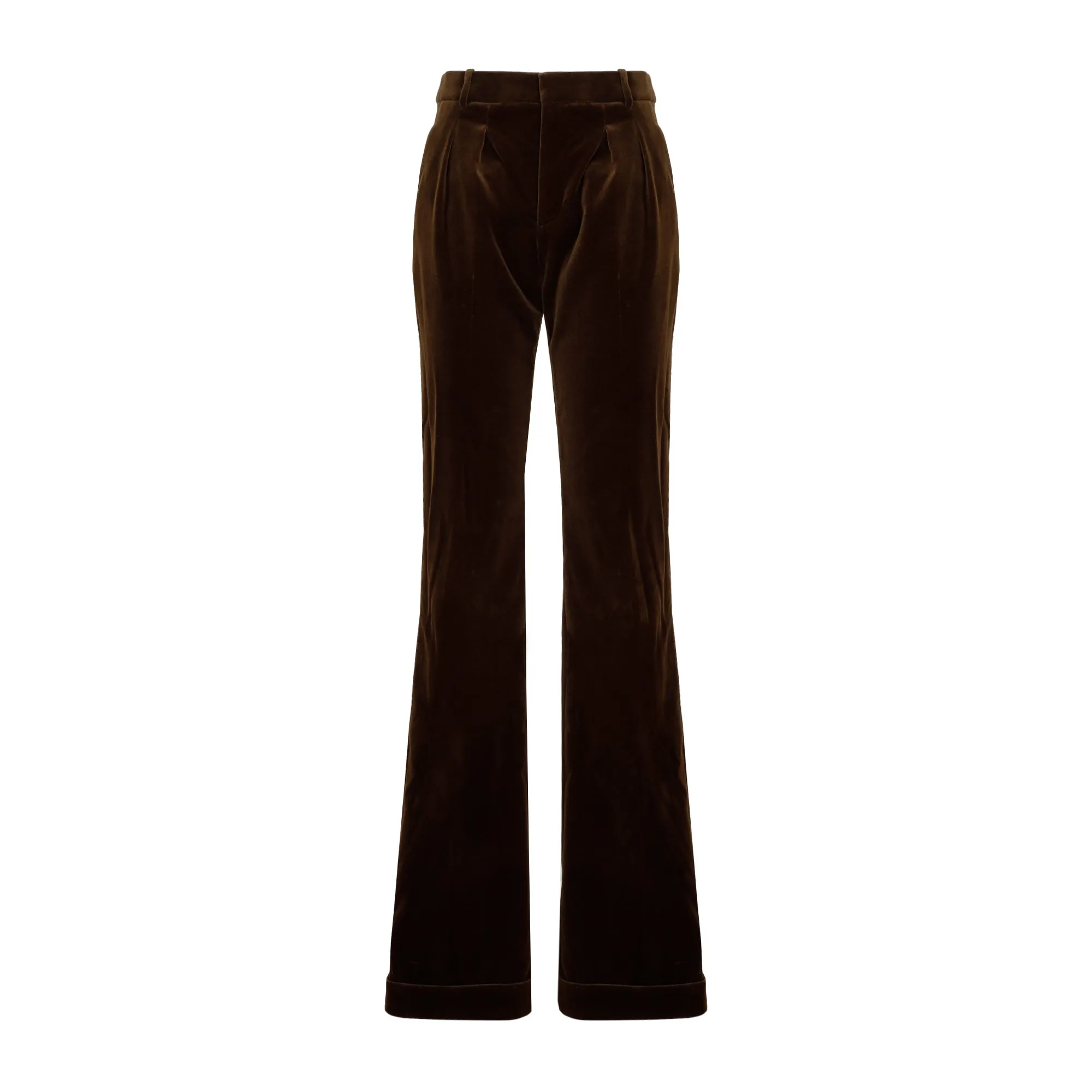 Saint Laurent Button Detailed Straight Leg Trousers