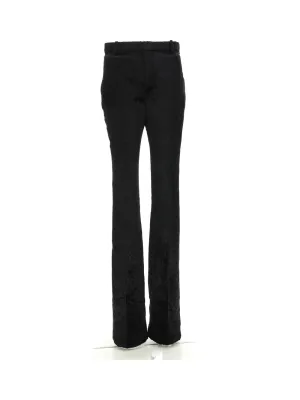 Saint Laurent High-Rise Straight Leg Trousers