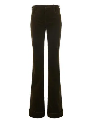 Saint Laurent Low-Rise Flared Trousers