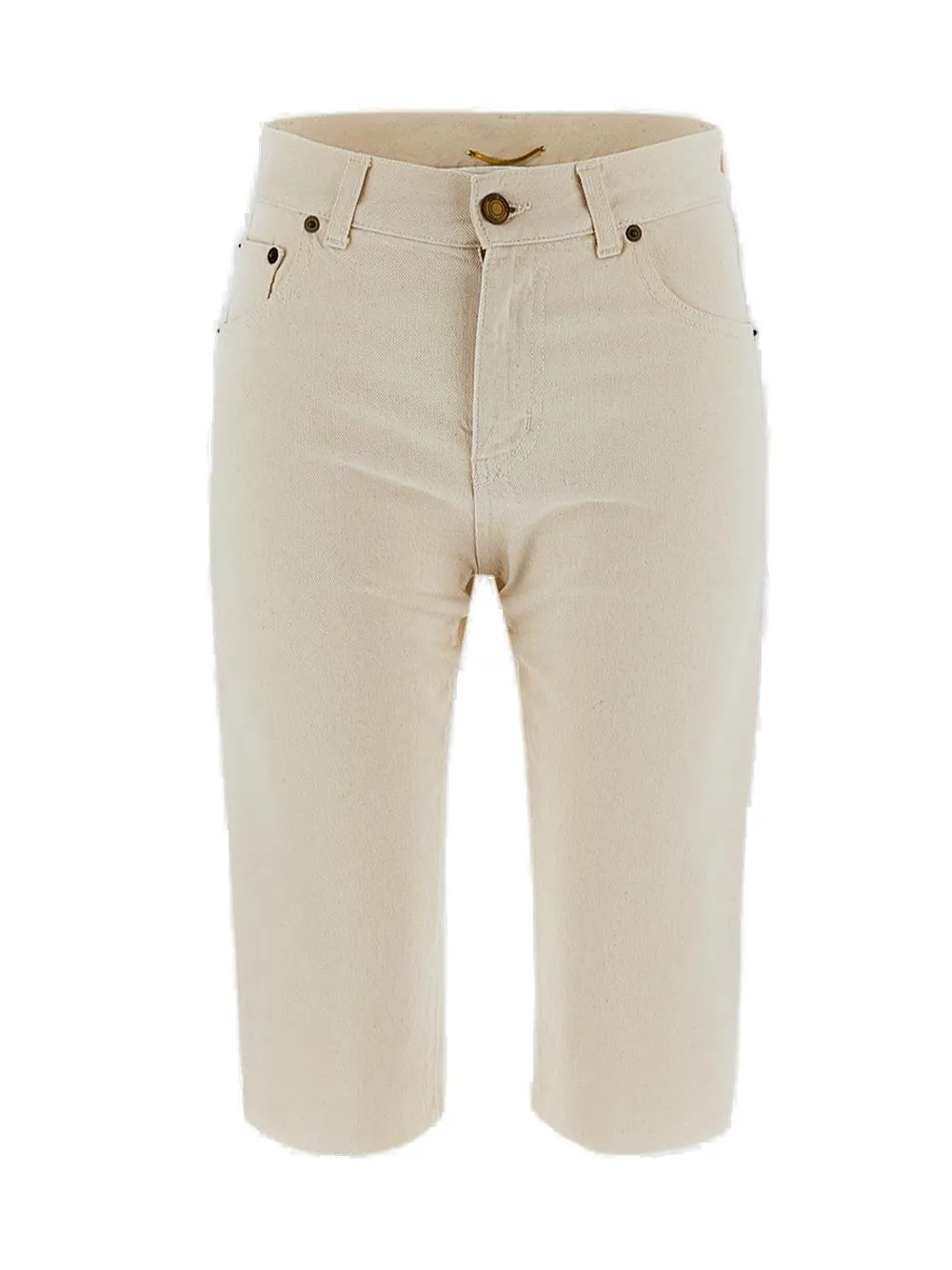 Saint Laurent Mid-Rise Slim Cut Shorts
