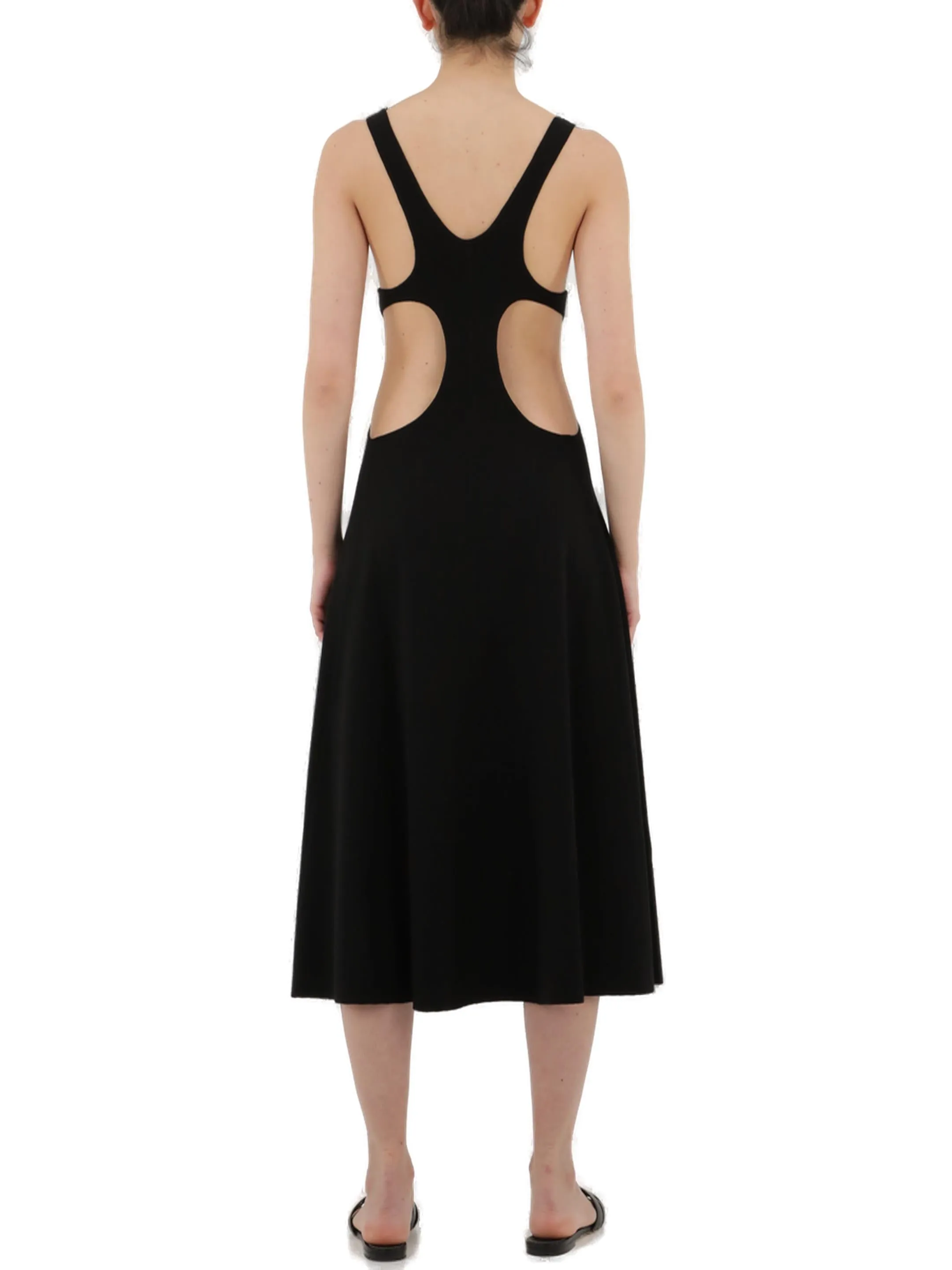 Saint Laurent Open-Back Sleeveless Dress