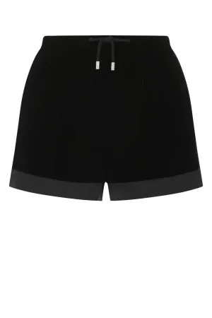 Saint Laurent Panelled Drawstring Mini Shorts