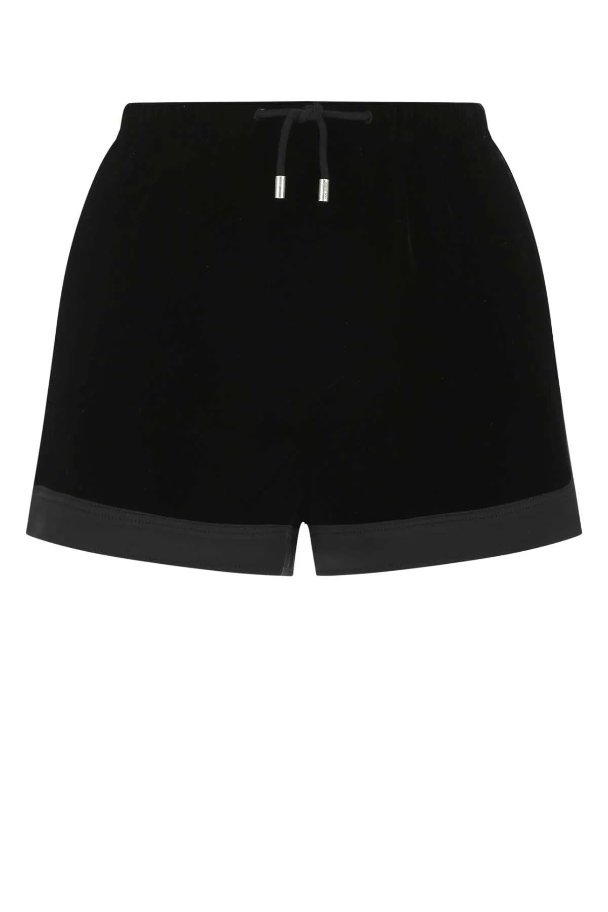 Saint Laurent Panelled Drawstring Mini Shorts