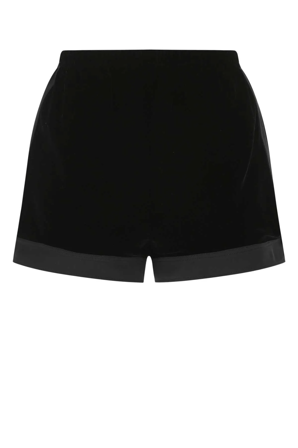Saint Laurent Panelled Drawstring Mini Shorts