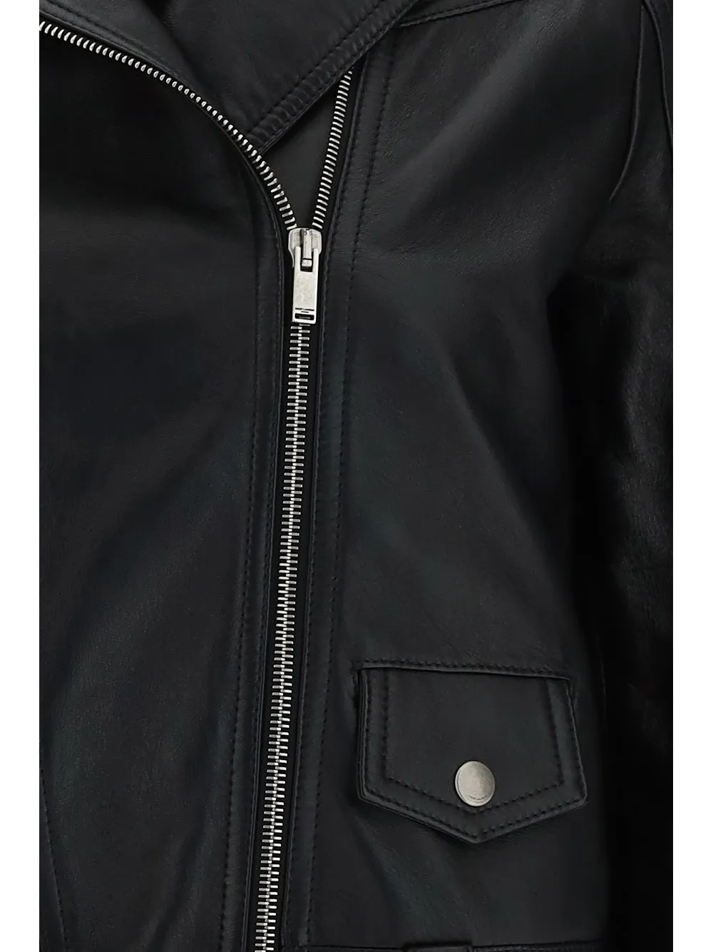 Saint Laurent Zip-Up Long-Sleeved Jacket