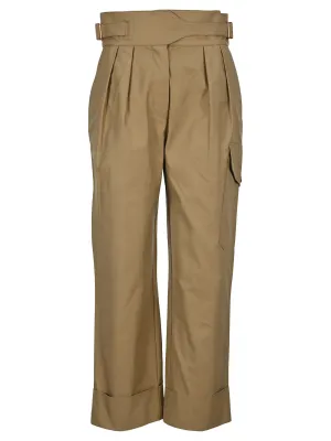 See By Chlo City High Waist Pleated Trousers