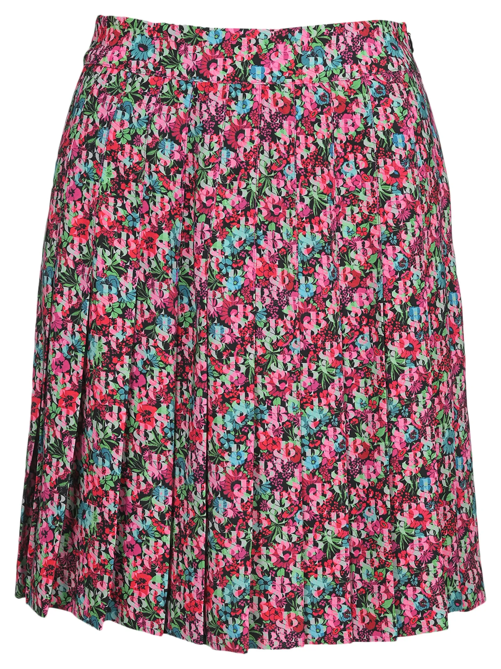 See By Chlo Floral Print Pleated Mini Skirt