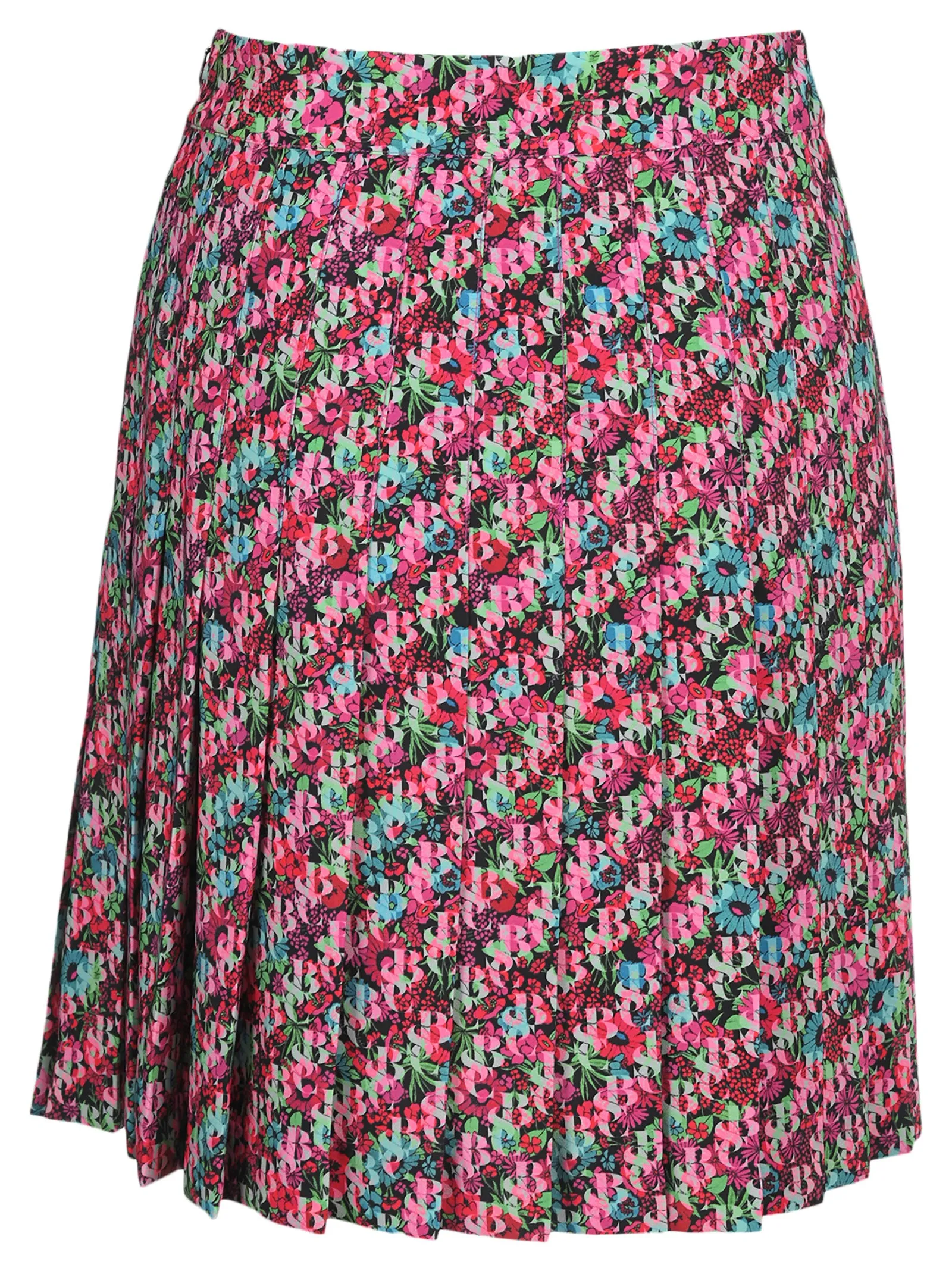 See By Chlo Floral Print Pleated Mini Skirt