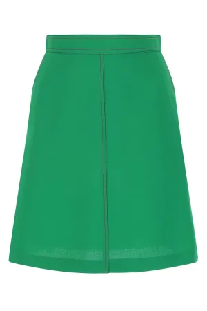 See By Chlo High Waist Straight Hem Mini Skirt