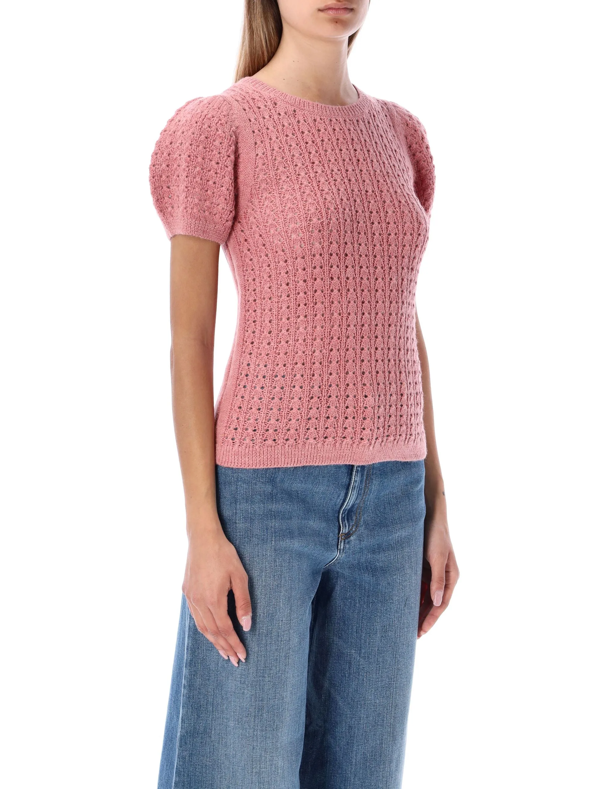 See By Chlo Short-Sleeved Knit Jumper