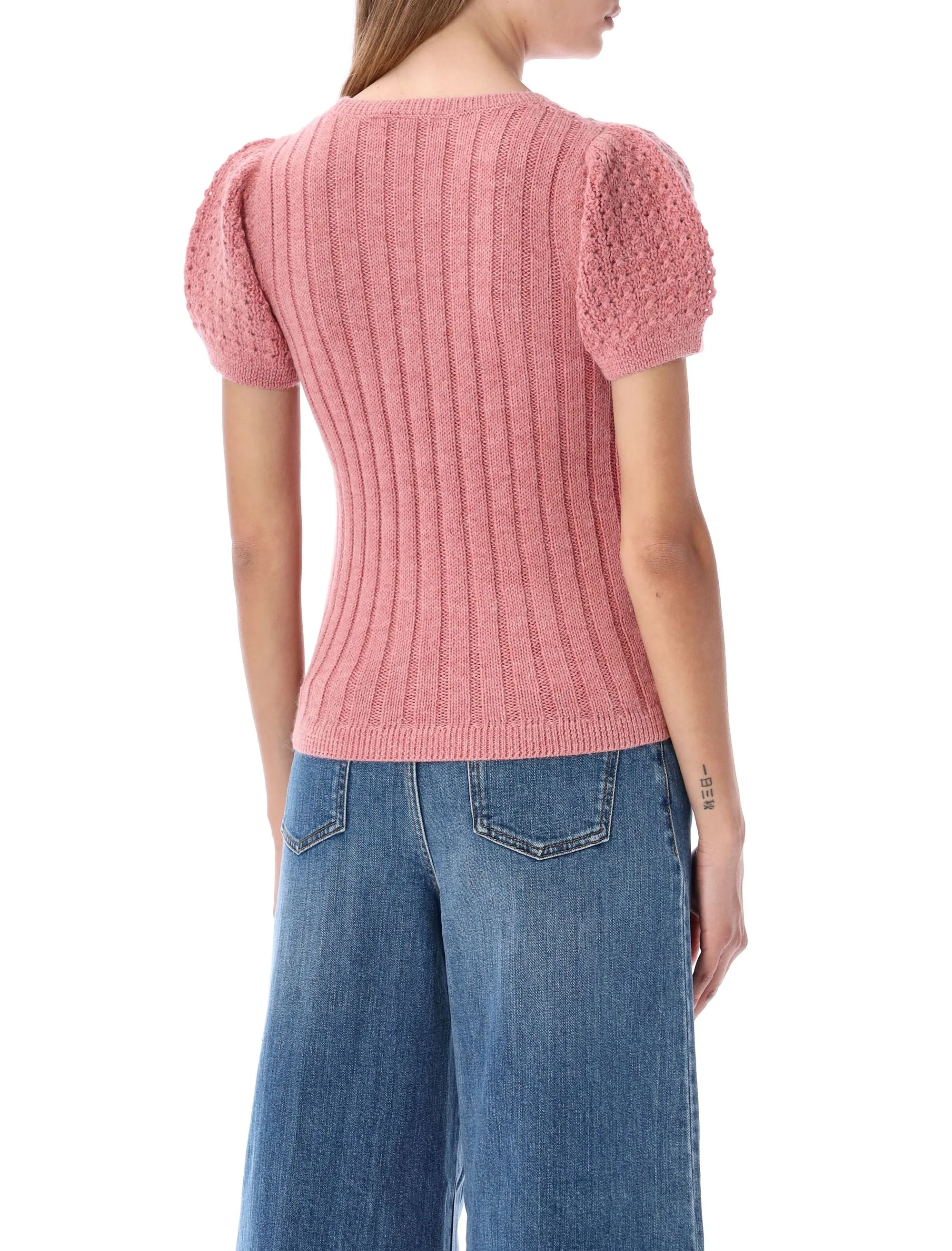 See By Chlo Short-Sleeved Knit Jumper