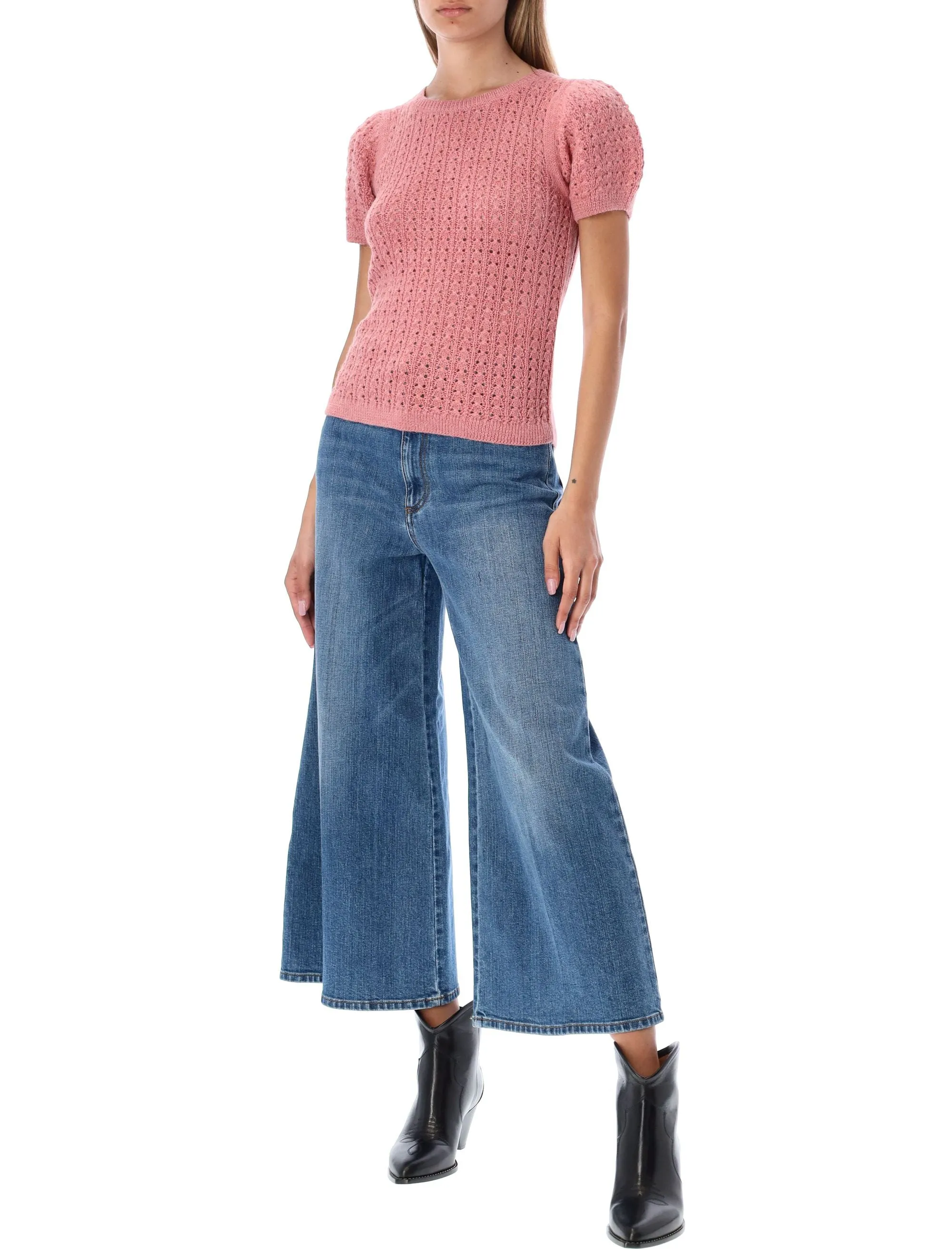 See By Chlo Short-Sleeved Knit Jumper