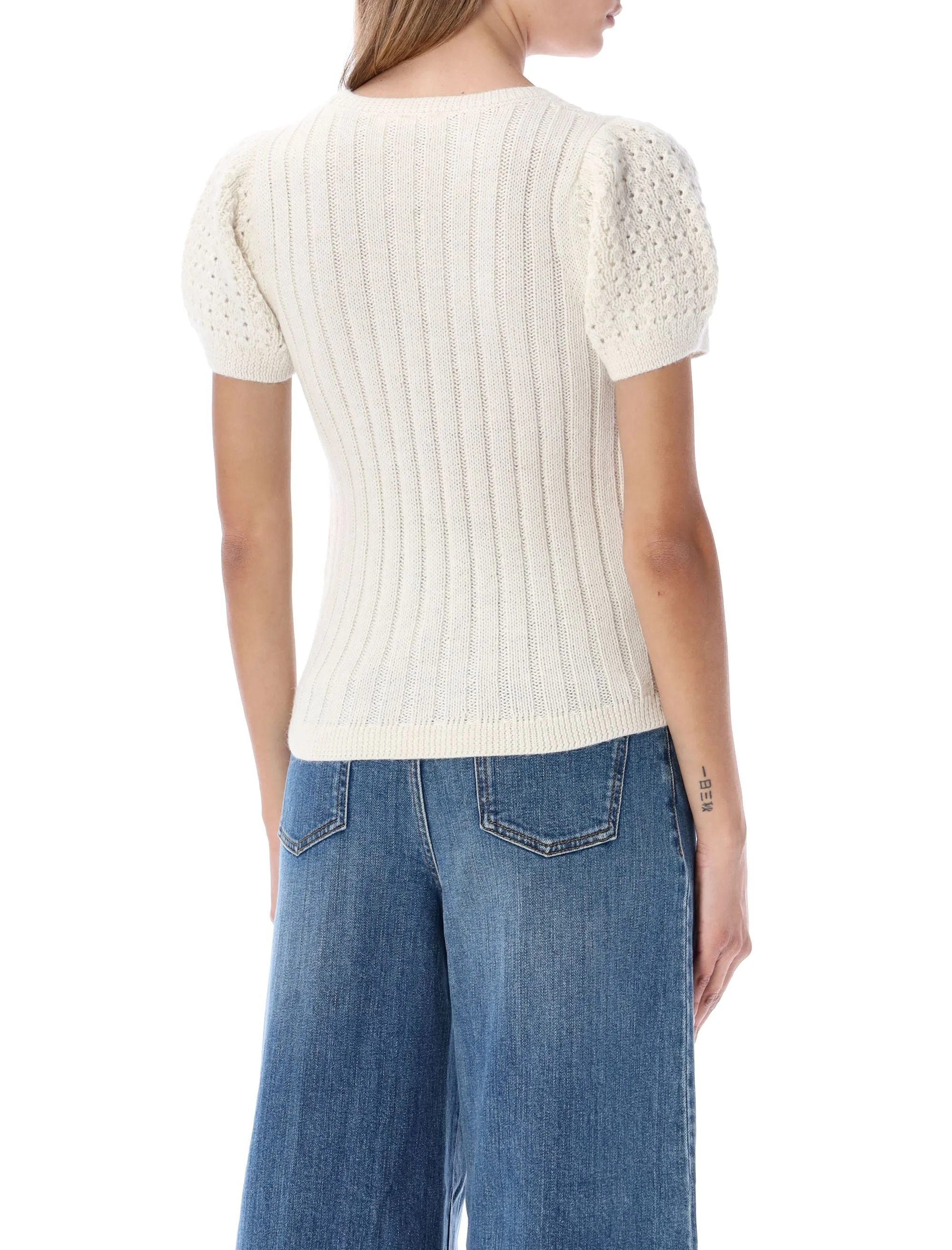 See By Chlo Short-Sleeved Knit Jumper