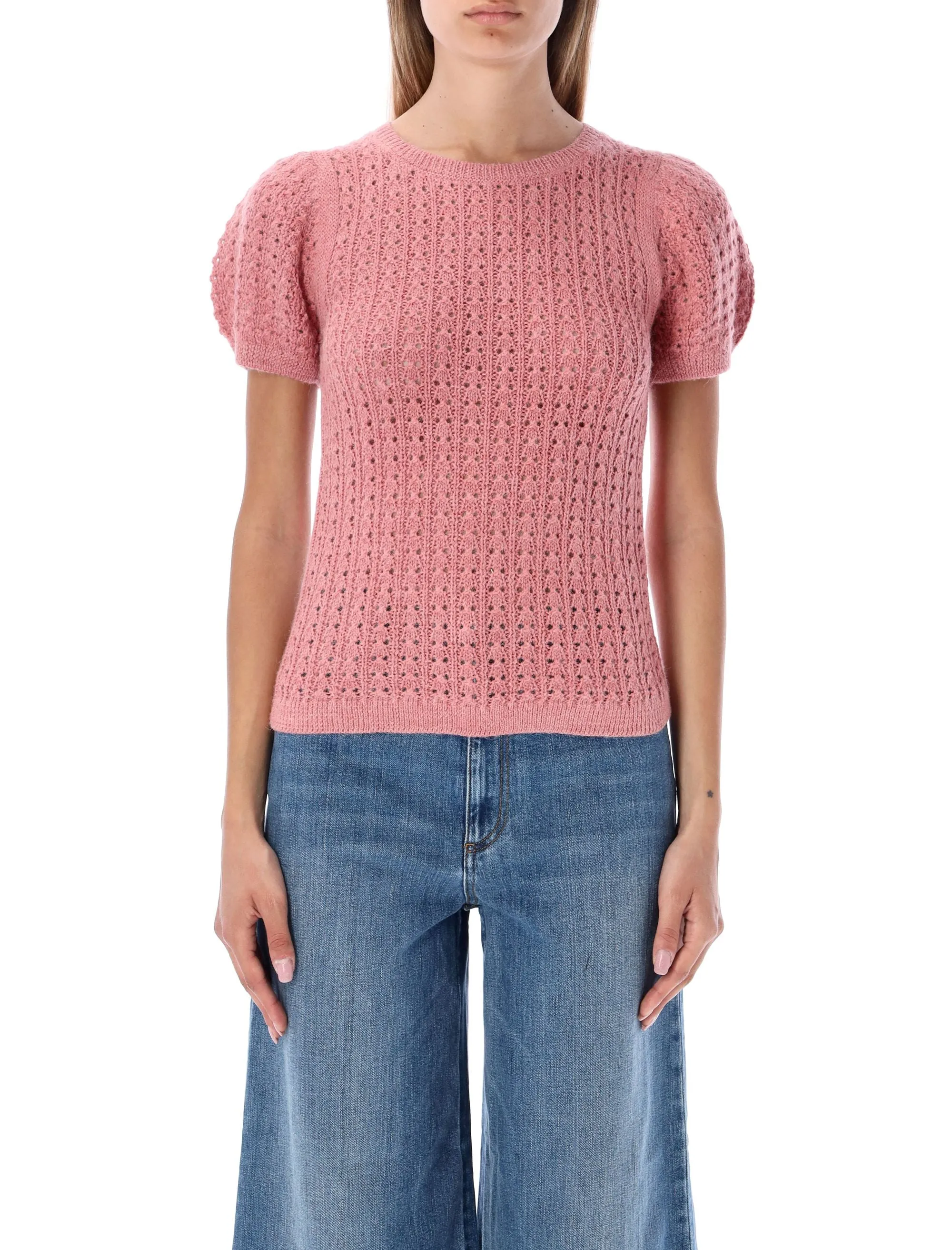 See By Chlo Short-Sleeved Knit Jumper