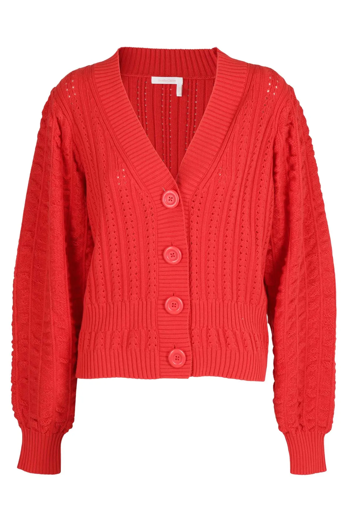 See By Chlo V-Neck Knit Cardigan