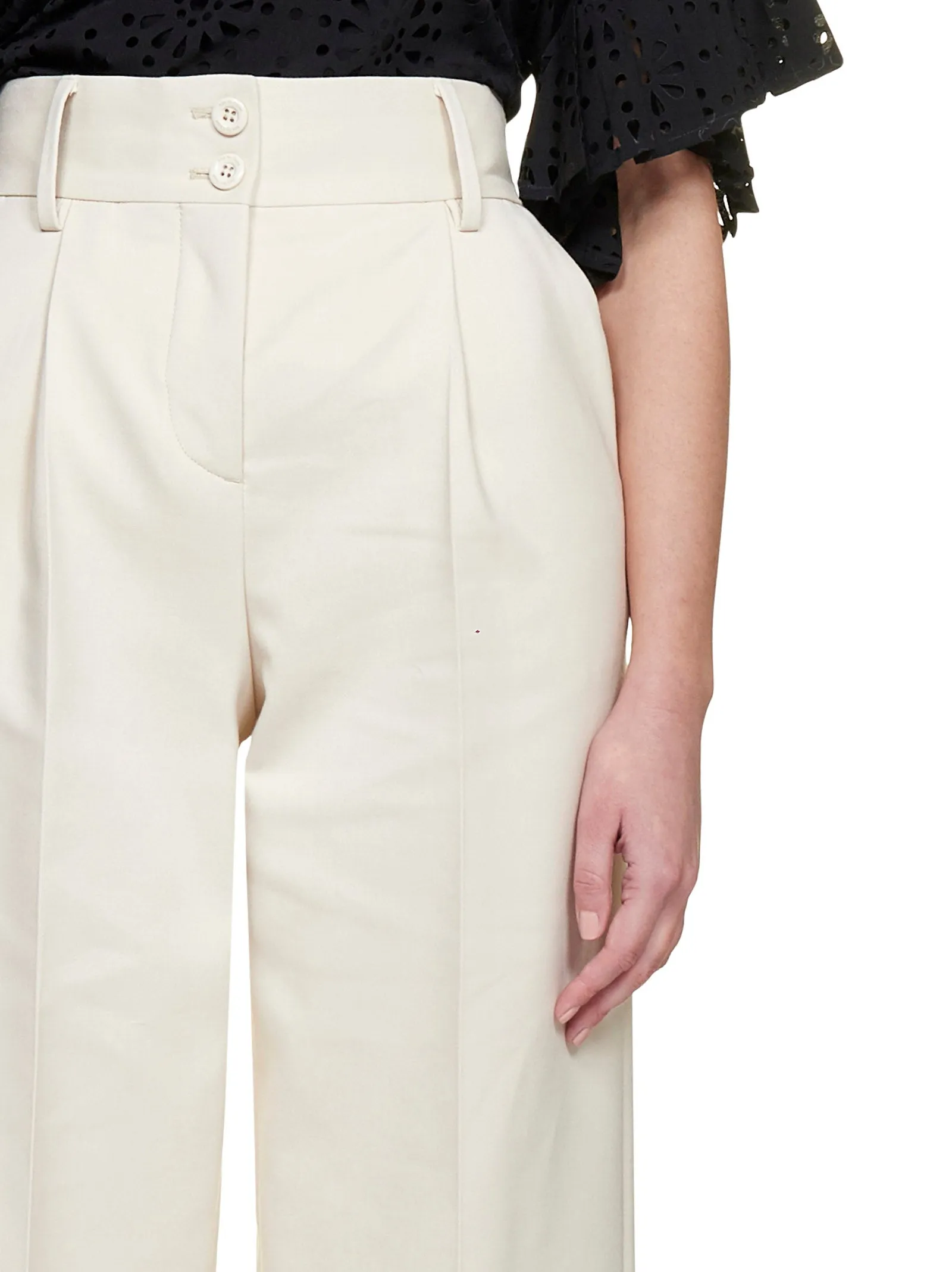 See By Chlo Wide-Leg Flared Trousers