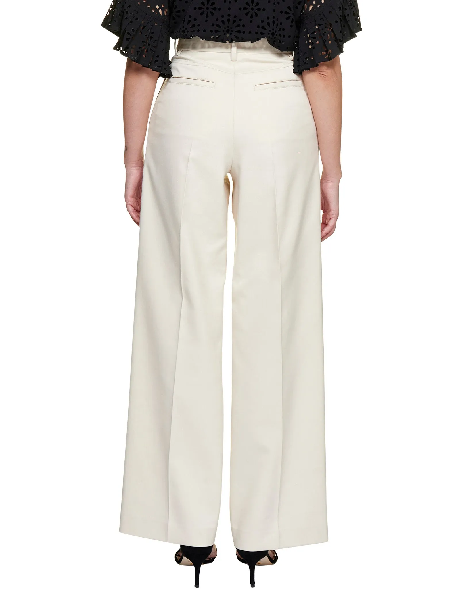 See By Chlo Wide-Leg Flared Trousers