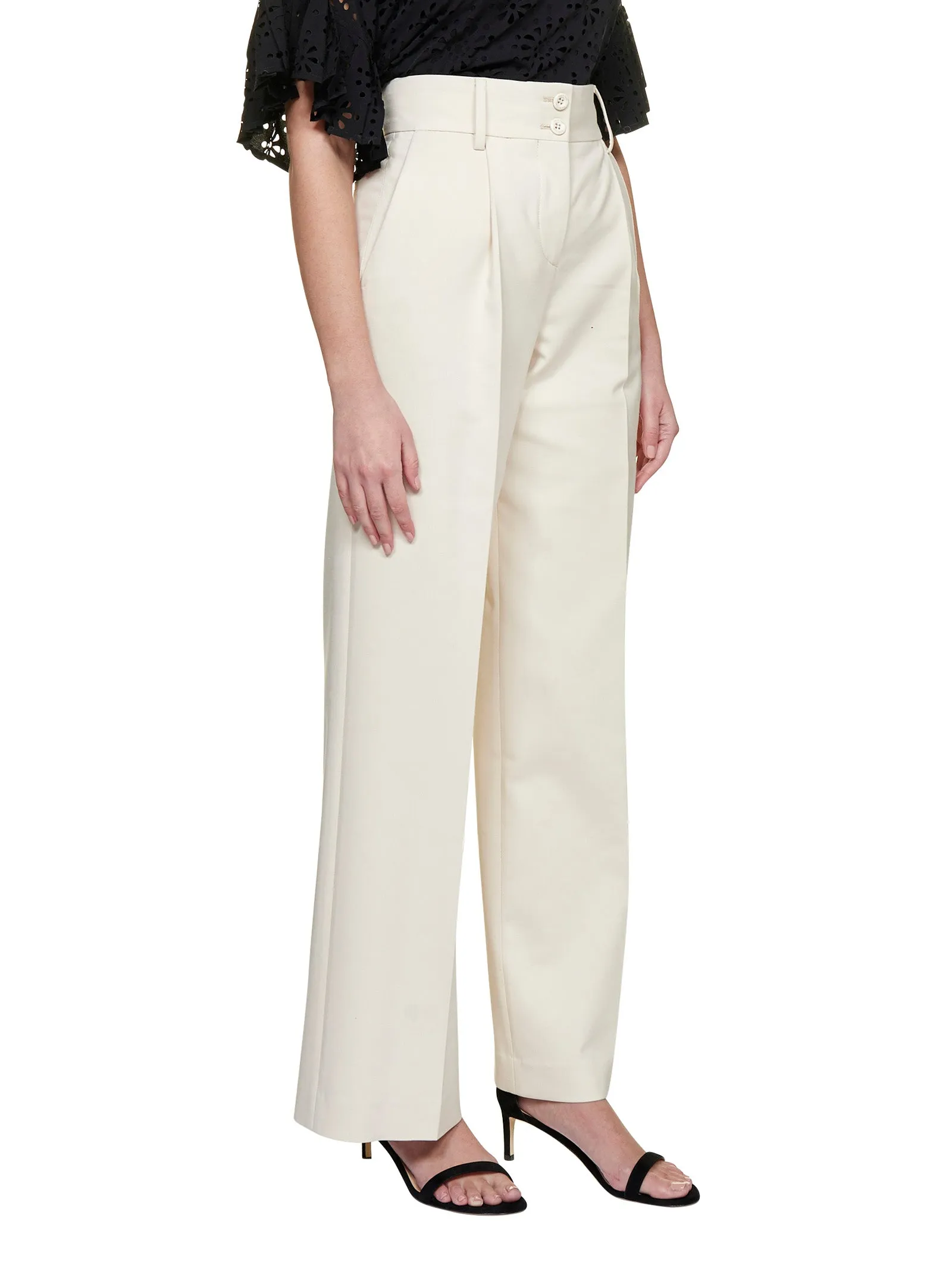 See By Chlo Wide-Leg Flared Trousers