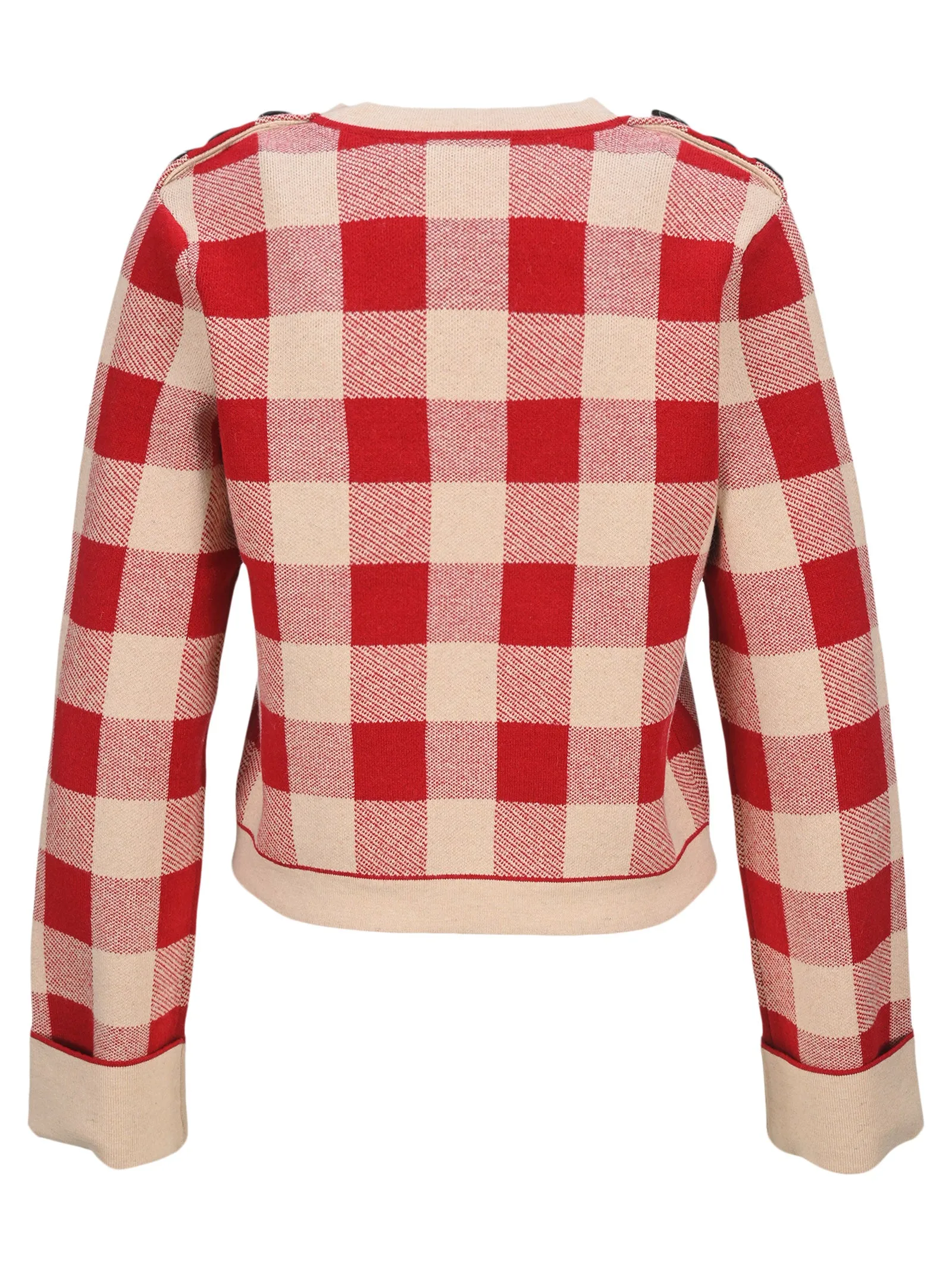 Self-Portrait Gingham Knit Jumper
