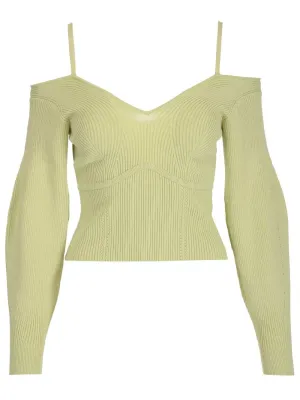 Self-Portrait Off Shoulder Knit Top