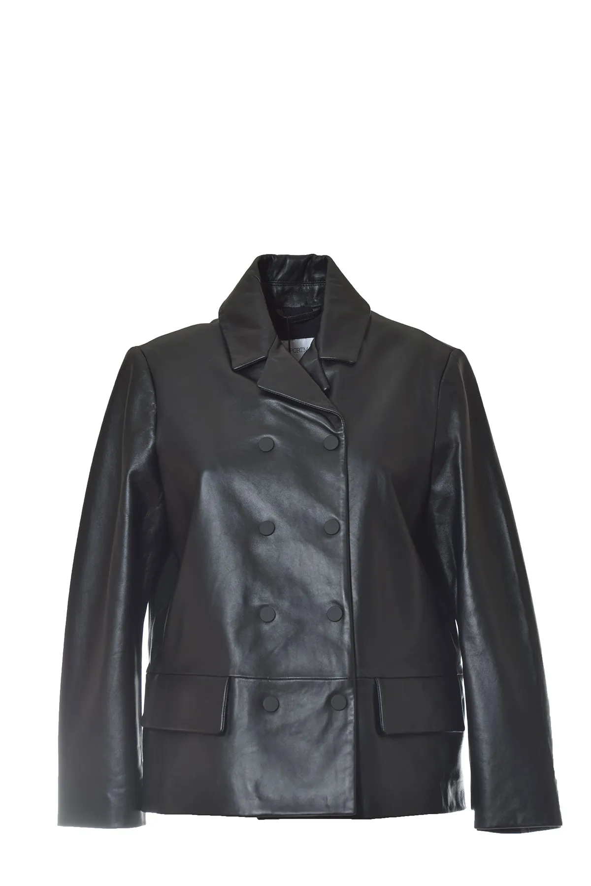 Sportmax Boxy-Fit Leather Jacket