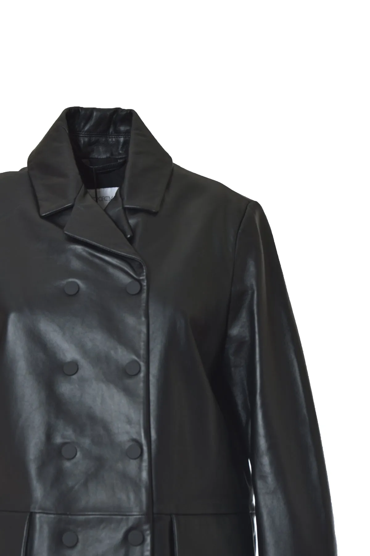 Sportmax Boxy-Fit Leather Jacket