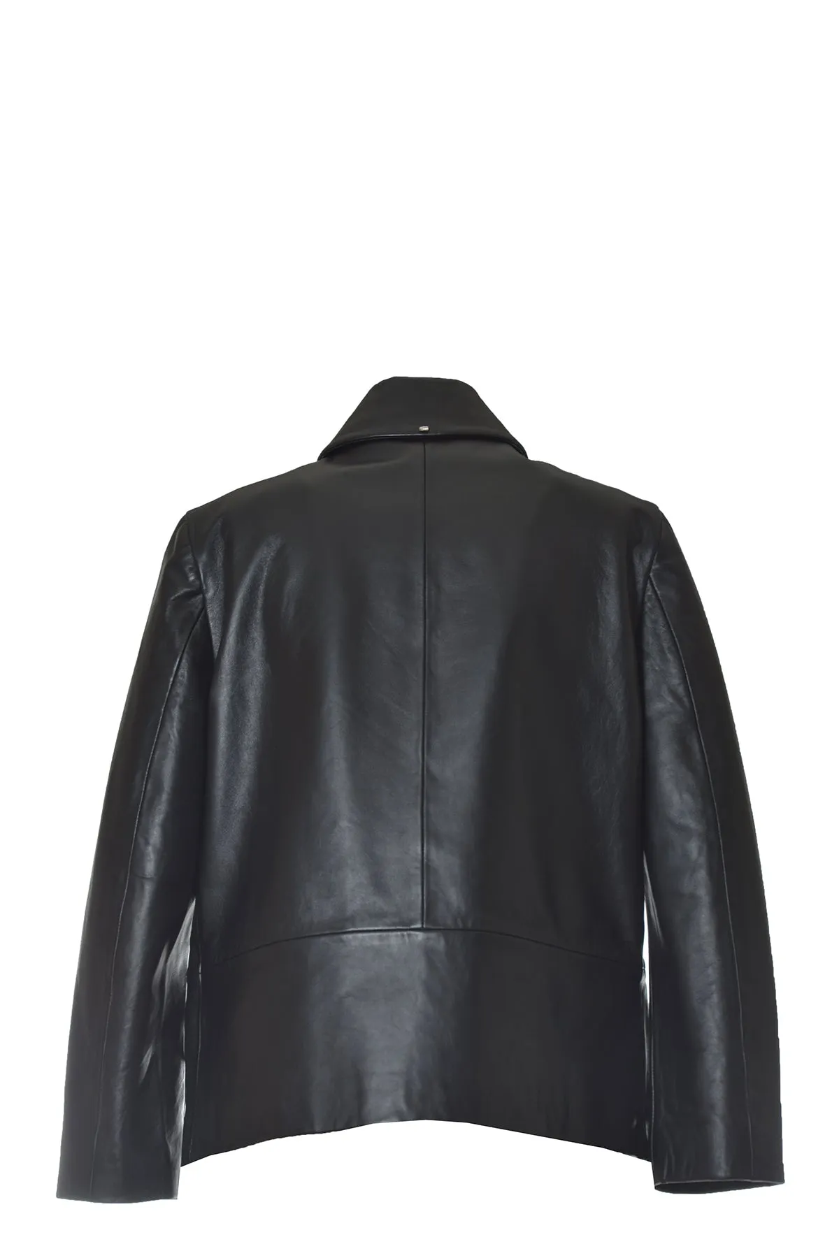 Sportmax Boxy-Fit Leather Jacket