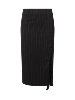 SportmaxHigh Waist Pianosa Pinstriped Skirt