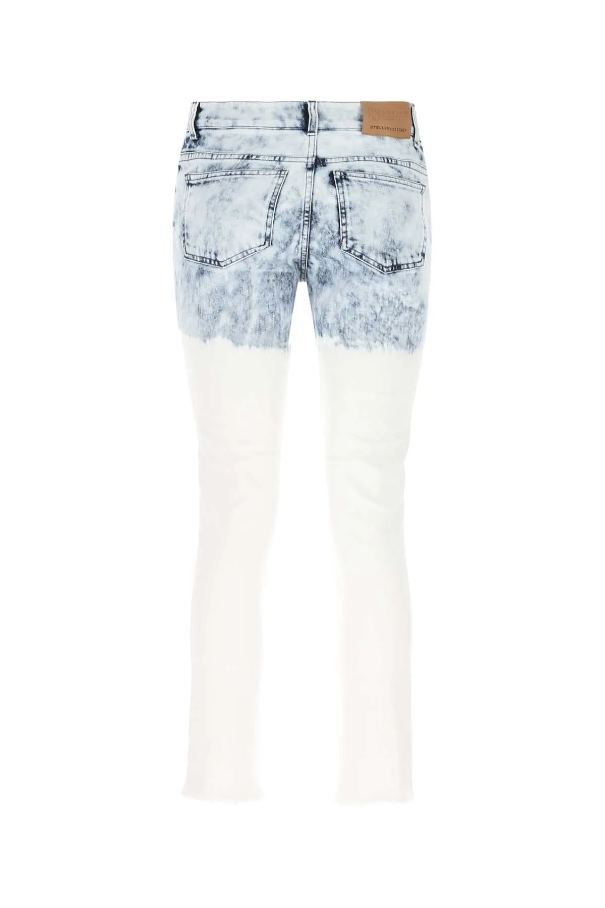 Stella McCartney Bleached Frayed Edge Jeans