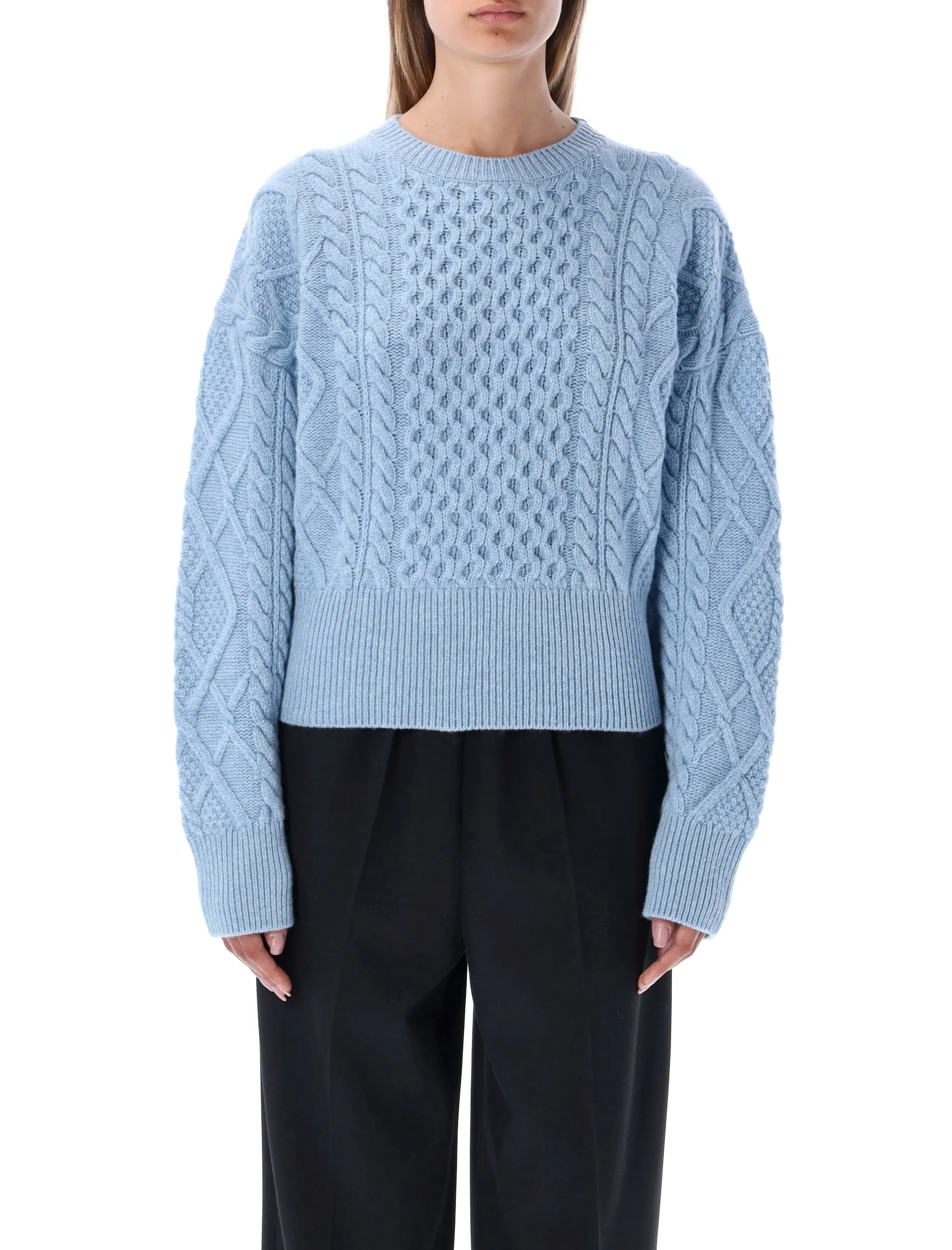 Stella McCartney Crewneck Cable Knit Jumper
