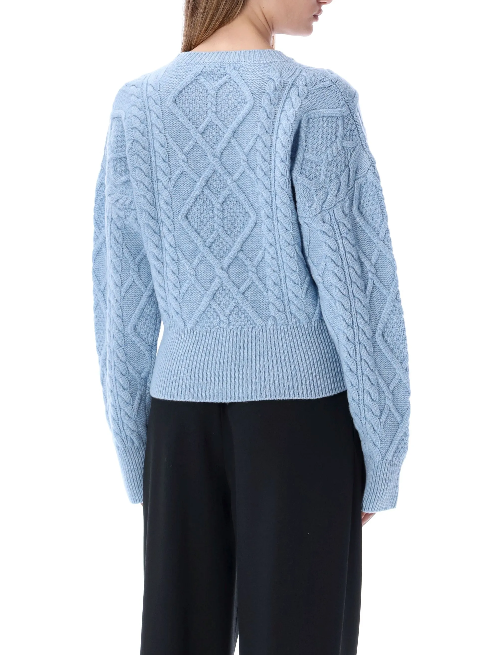 Stella McCartney Crewneck Cable Knit Jumper