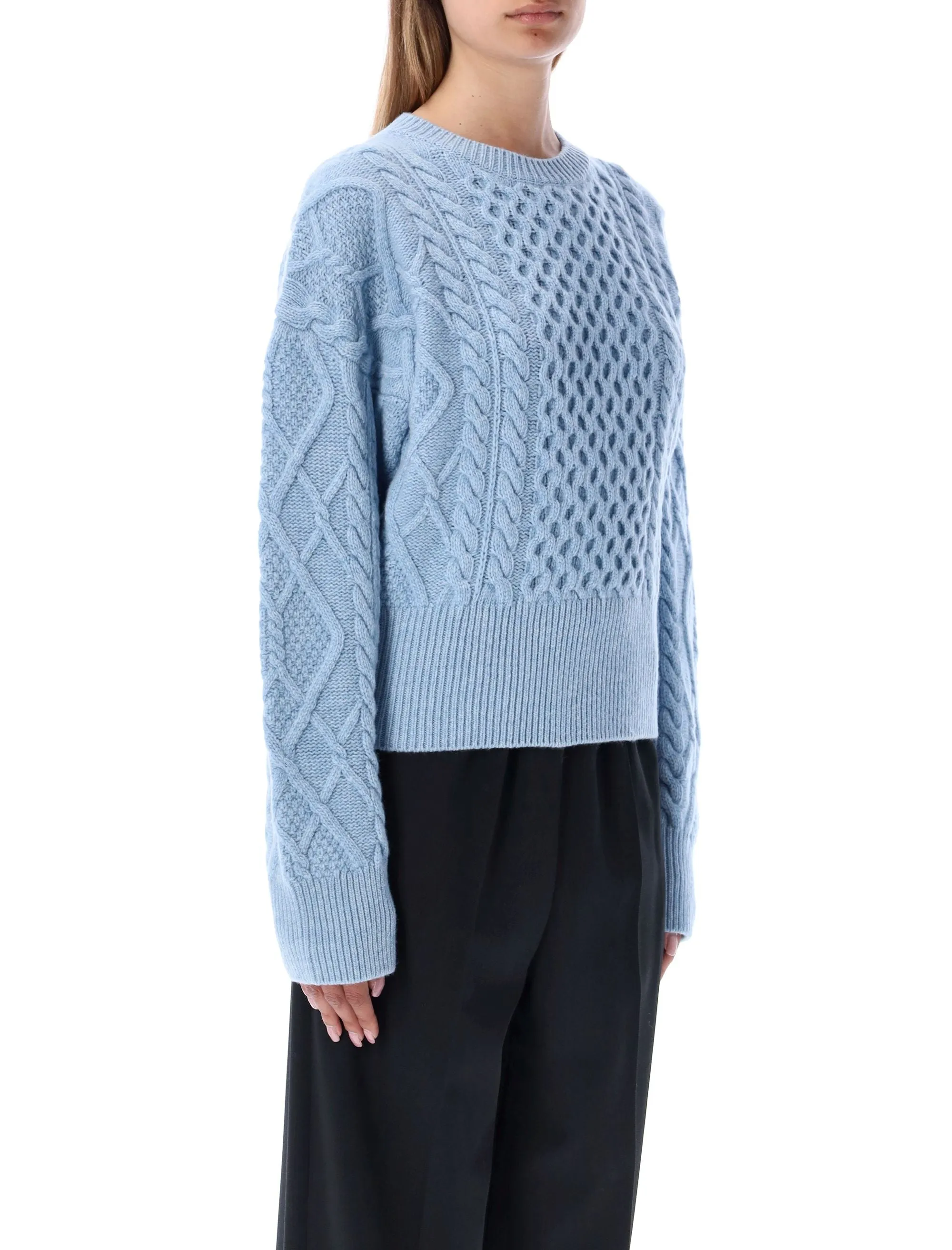 Stella McCartney Crewneck Cable Knit Jumper
