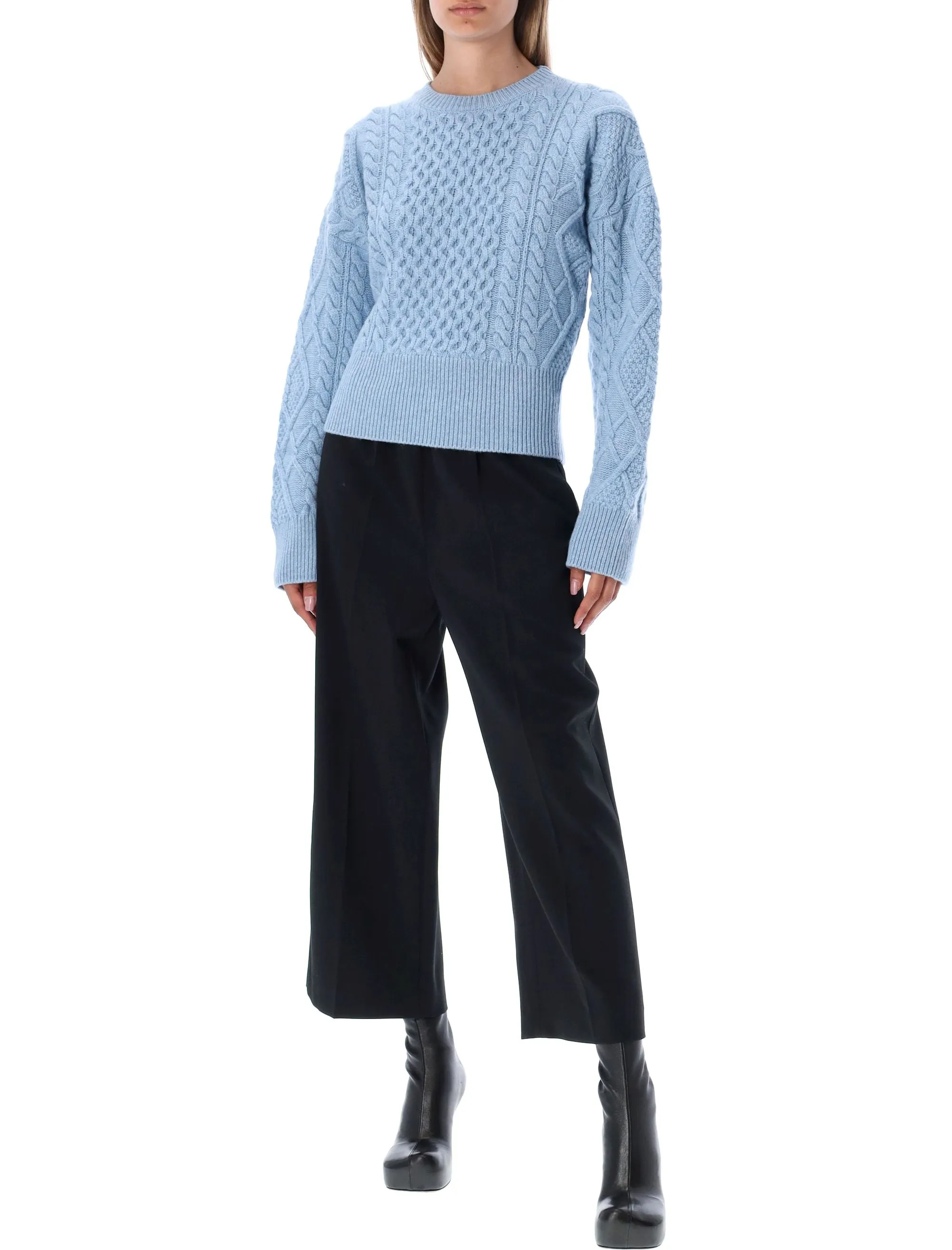 Stella McCartney Crewneck Cable Knit Jumper