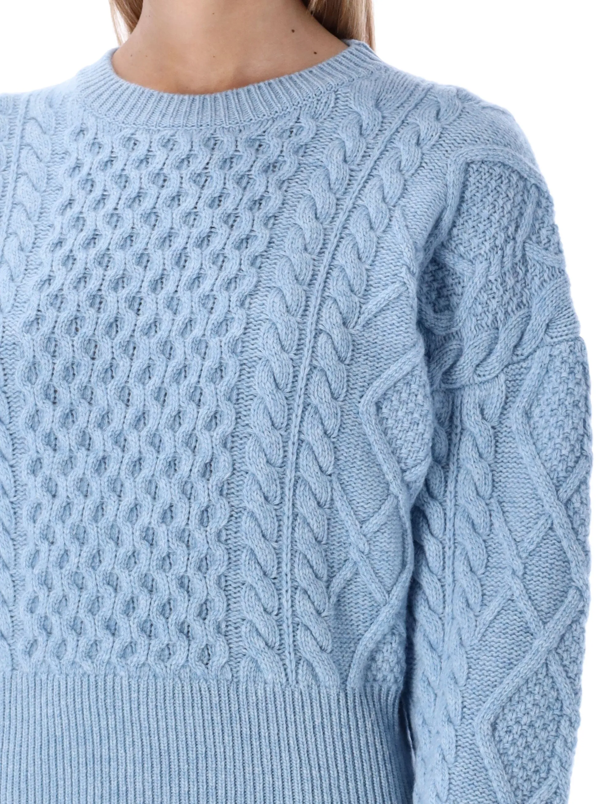Stella McCartney Crewneck Cable Knit Jumper