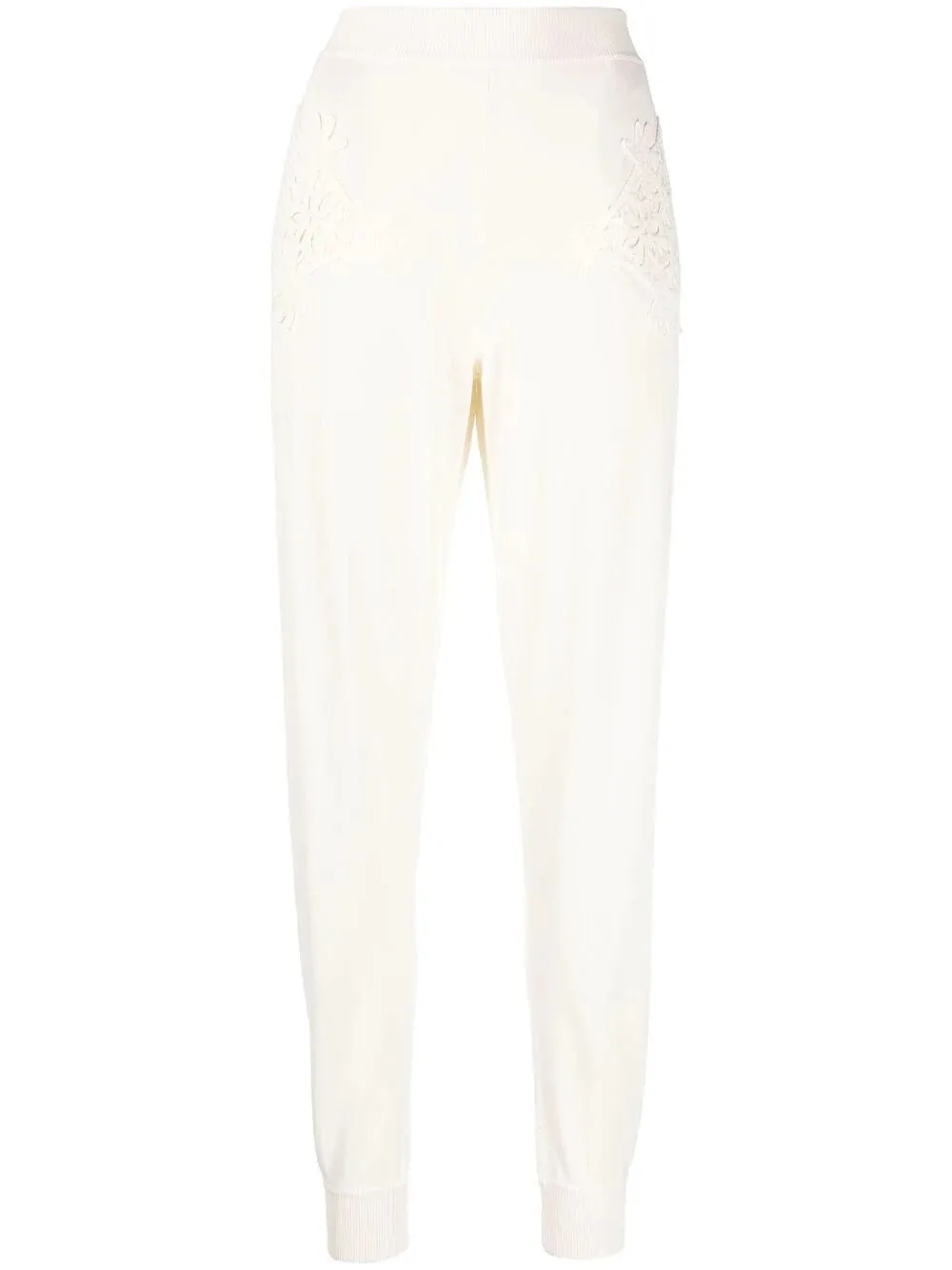 Stella McCartney Crochet-Detail Jogging Pants