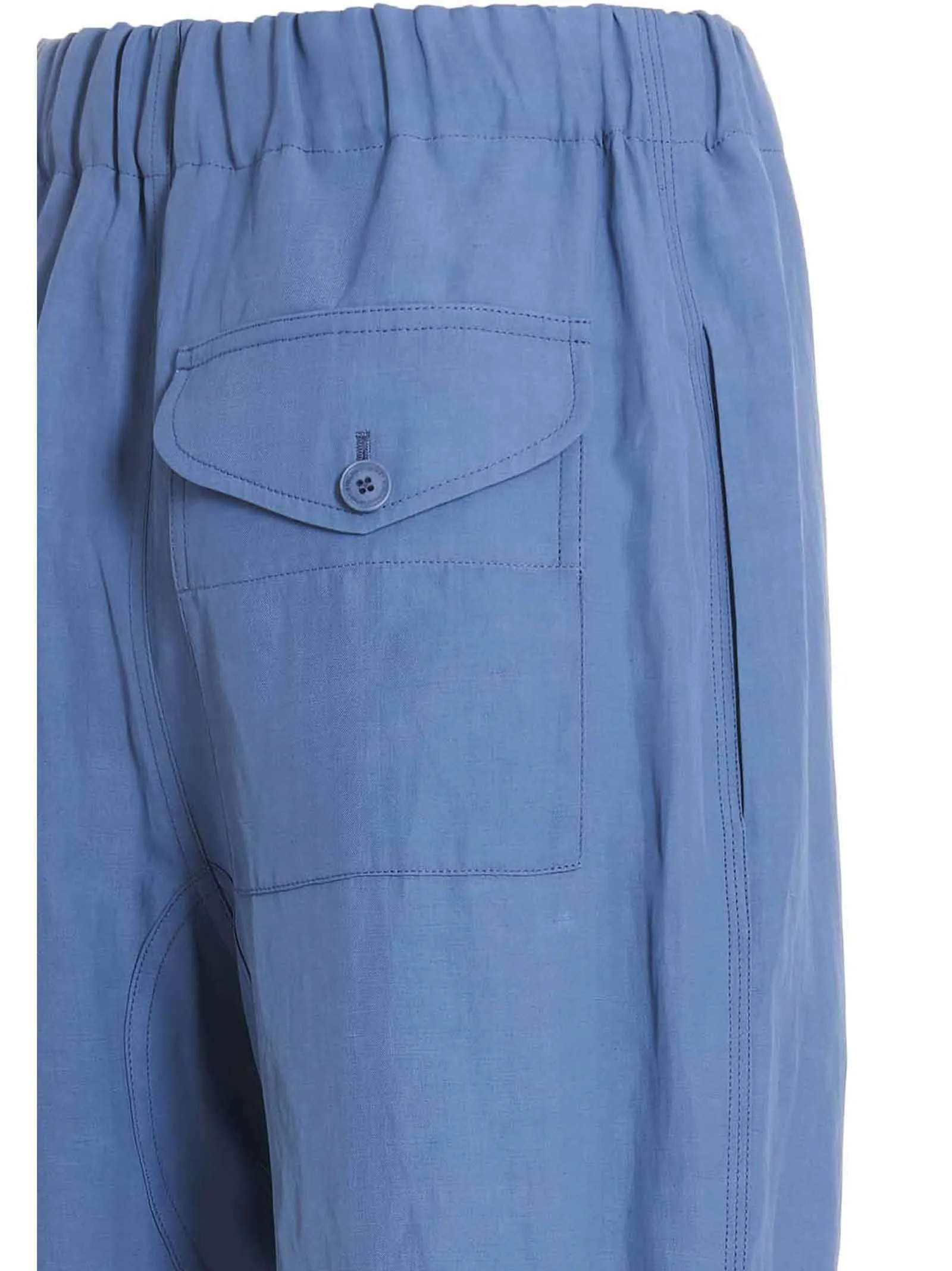 Stella McCartney High Waist Straight Leg Trousers