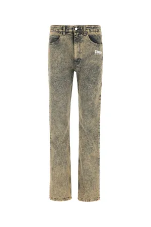 Stella McCartney Logo Printed Straight Leg Jeans