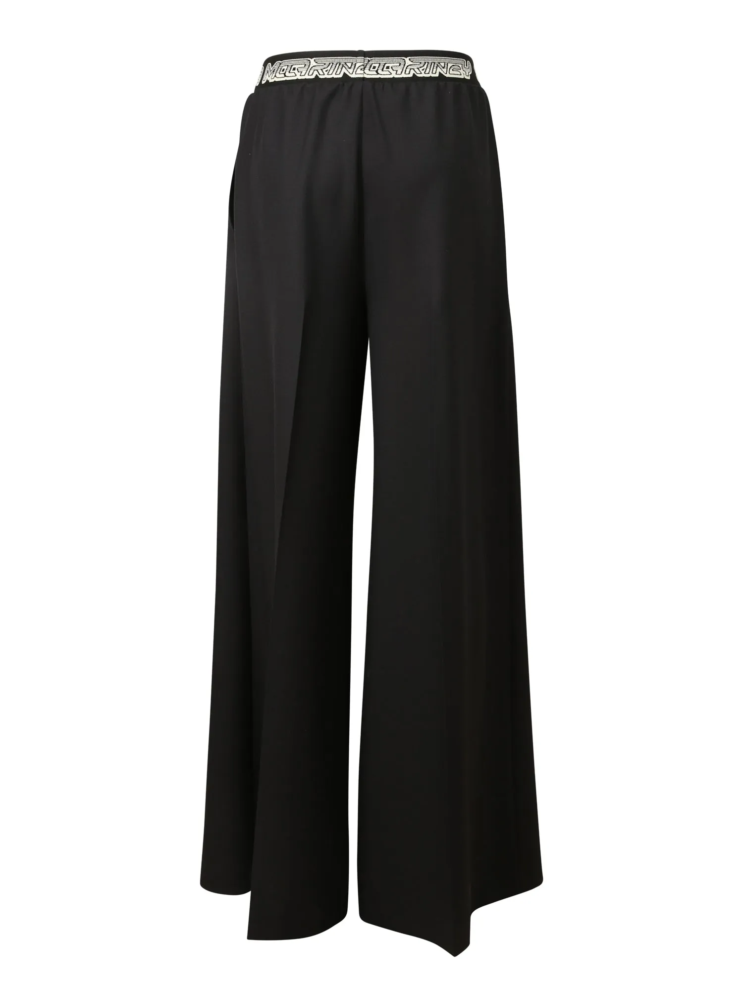 Stella McCartney Logo Tape Wide-Leg Trousers