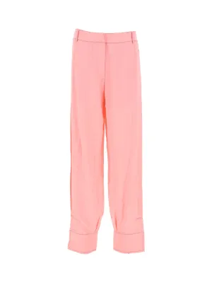 Stella McCartney Nancy Buttoned Ankle Cuffs Trousers