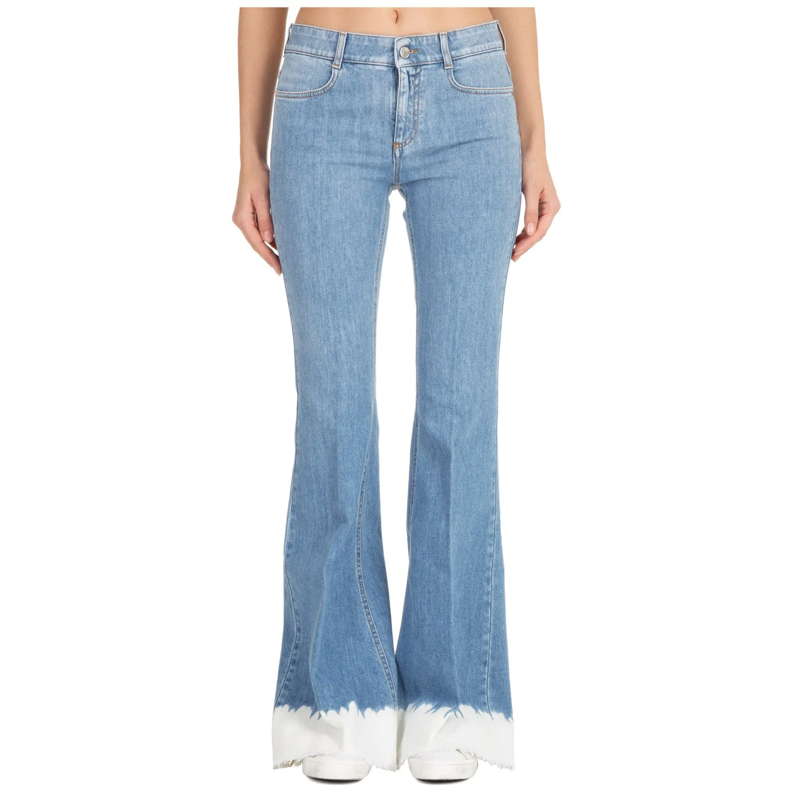 Stella McCartney Tie-Dyed Flared Jeans