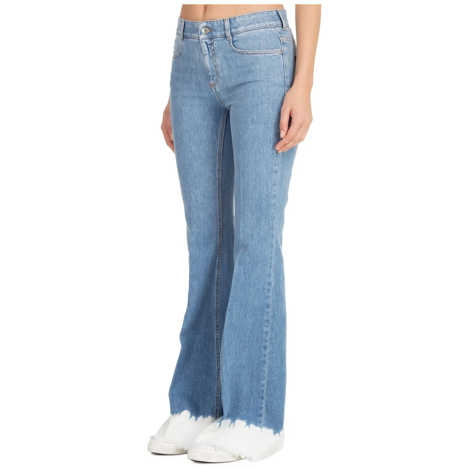 Stella McCartney Tie-Dyed Flared Jeans