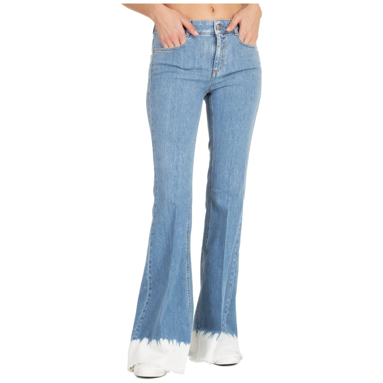 Stella McCartney Tie-Dyed Flared Jeans